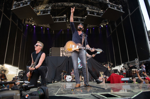 Thomas Rhett rocks the stage at the University of Georgia’s Sanford Stadium on Saturday. Photo Credit: Chris/Todd Owyoung 